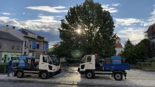 Prostějov zkouší likvidovat plevel horkou vodou