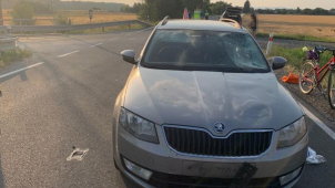 U Pňovic zemřel po srážce s autem cyklista