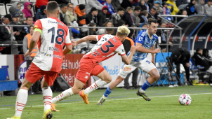 Fotbalisté SK Sigma doma se Slavií s debaklem