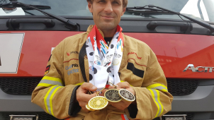 2x zlato, 2x bronz. Medailové žně olomouckého hasiče v Číně