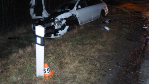 U Petrova nad Desnou bouralo osobní auto