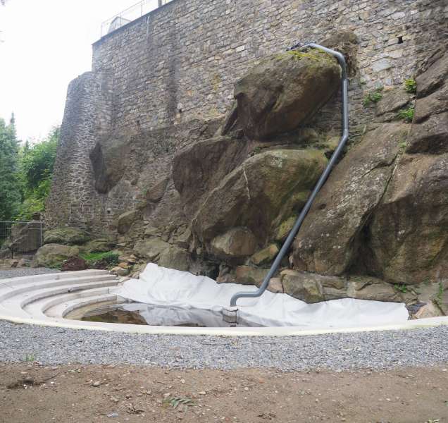 Spuštění vodopádu v Bezručových sadech se odkládá