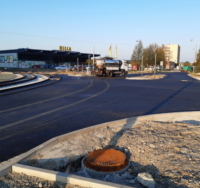 Tramvaj na Sady: vše pokračuje podle plánu