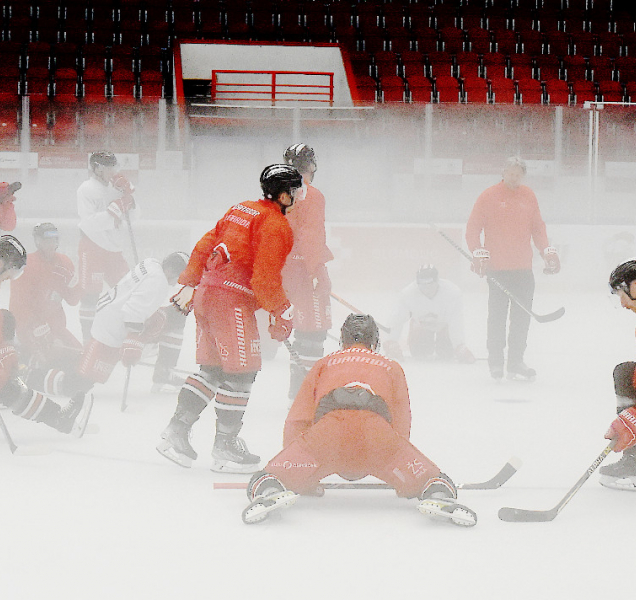 Hokejisté HC Olomouc už jsou zase na ledě
