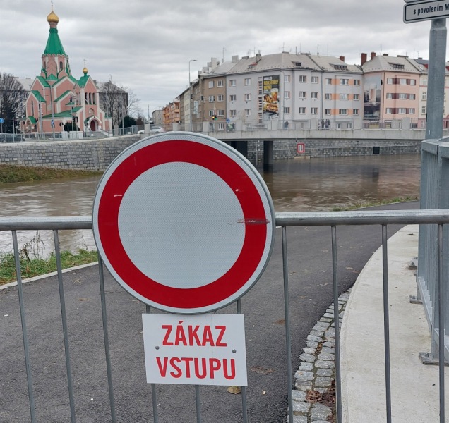 Na území Olomouce teď hrozí problémy hlavně v Chomoutově