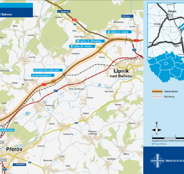 Úsek D1 mezi Přerovem a Lipníkem je konečně otevřený
