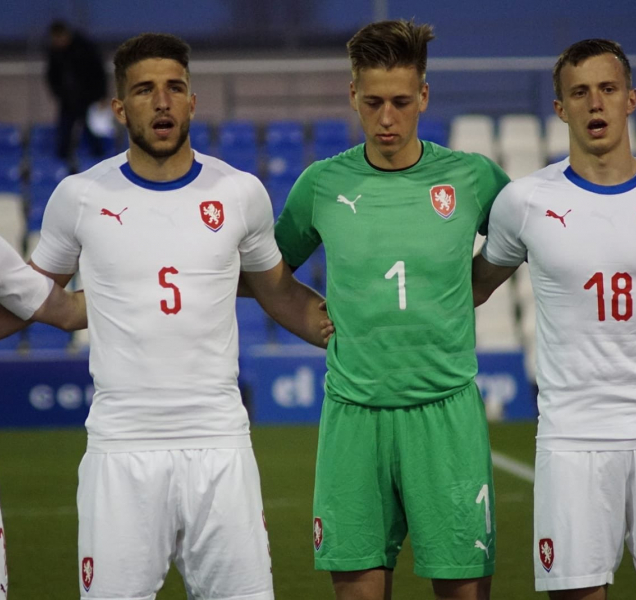 Brankář Sigmy Jakub Trefil chytal proti Skotsku