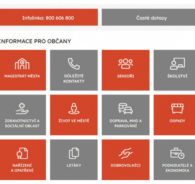 Město Olomouc spustilo vlastní web s informacemi o koronaviru