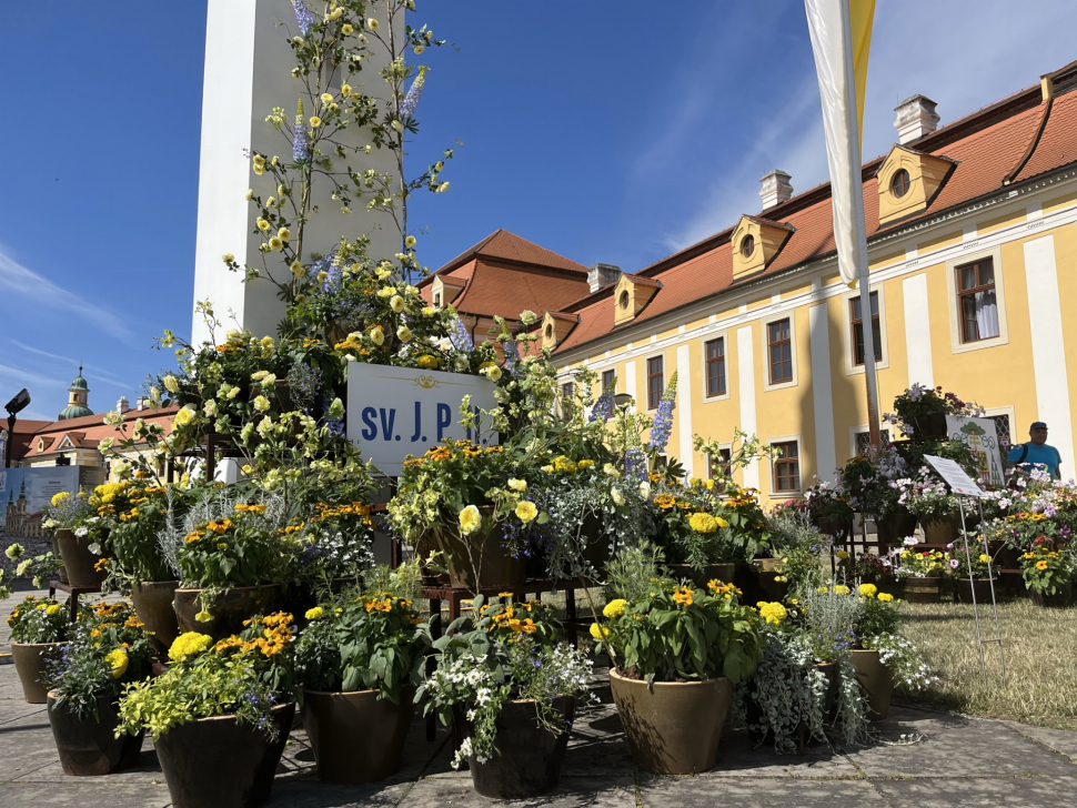 Výstaviště Flora ozdobilo květinami sváteční Velehrad