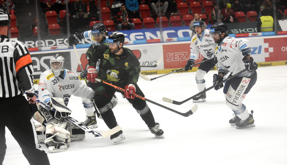 Hokejisté HC Olomouc porazili Vítkovice po prodloužení